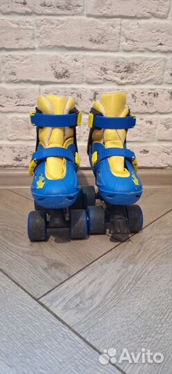 Коньки роликовые, ролики 30-33 размера