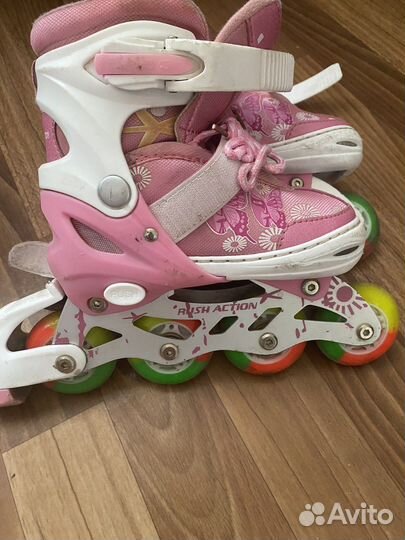 Ролики для девочки раздвижные