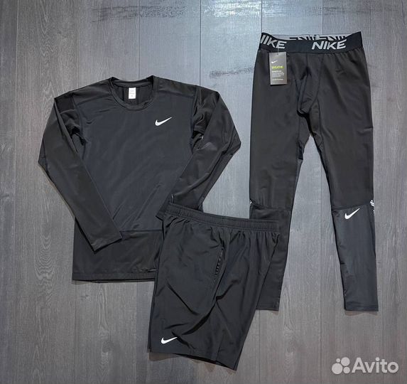 Компрессионка рашгард/леги/шорты Nike
