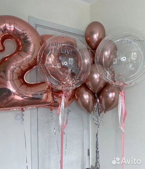 Гелиевые шарики с доставкой, надуть шары гелием