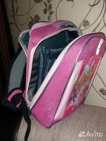 Ранец-портфель-рюкзак школьный для девочки
