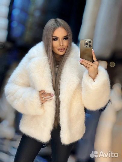 Эко шуба под песца 42-54
