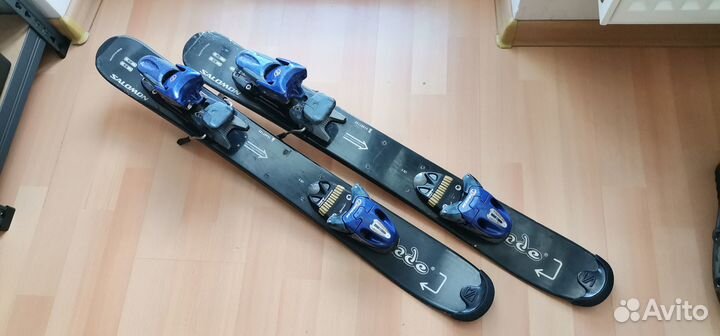 Горные лыжи, ботинки, палки