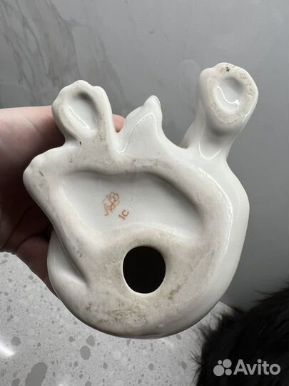 Статуэтка советская щенок лфз