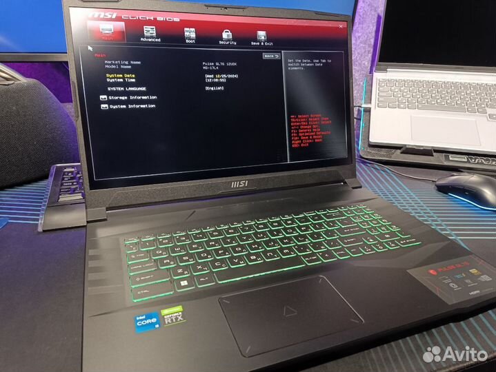 Игровой ноутбук MSI Pulse GL76