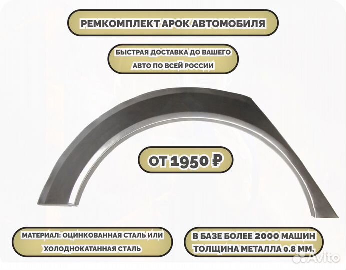 Ремонтные арки на автомобиль