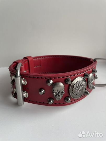 Кожаный ошейник Mesto