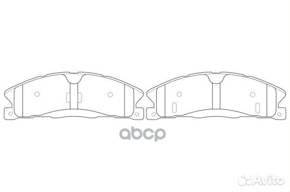000 738BSX колодки дисковые перед. с антискрип