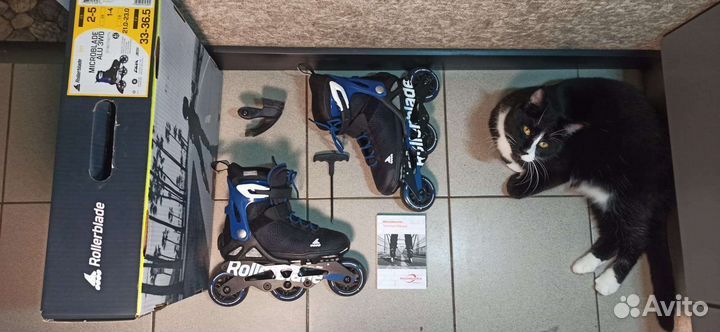 Ролики rollerblade детские 33-36,5