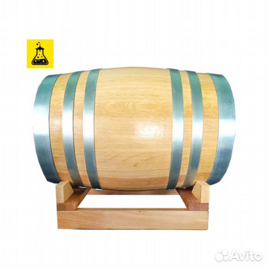 Бочка дубовая ставбондарь, 15 л с краном + воск