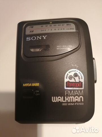 Аудиоплеер кассетный, sony walkman WM-FX103 купить в Москве ...