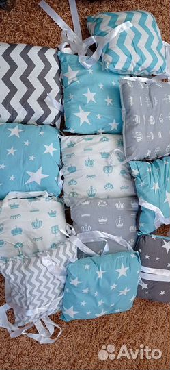 Бортики в детскую кроватку бу