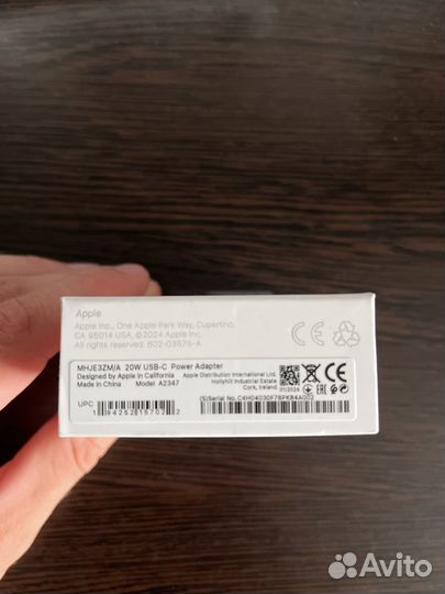 Адаптер для iPhone/AirPods 20W type-c/lighting