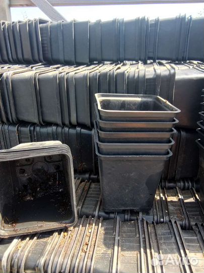 Горшки бу 9*9*9см