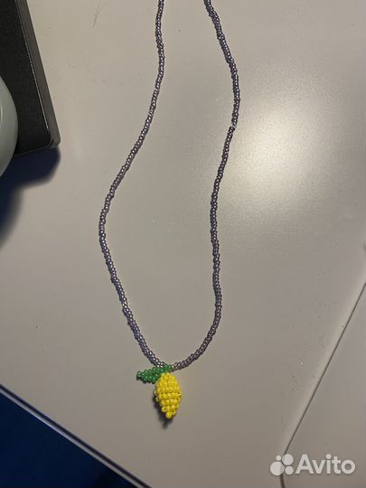 Колье из бисера