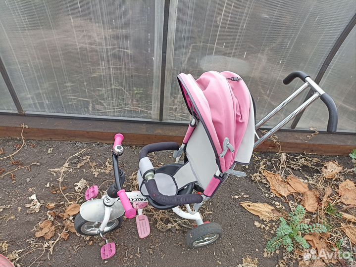 Детский велосипед с родительской ручкой