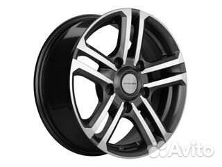 Диски Khomen 1602 Gray-FP 6.5x16 5x139.7 ET 35 Dia 98
