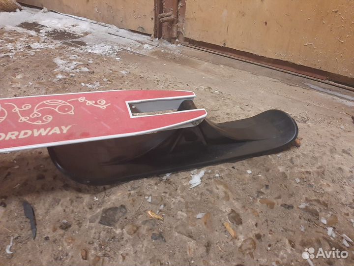 Самокат на лыжах
