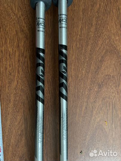 Лыжи беговые детские 70 см + палки (2 комплекта)