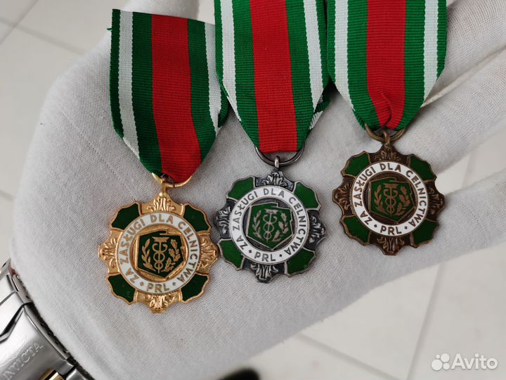 Медаль За заслуги на таможне 1-2-3 степени Польша