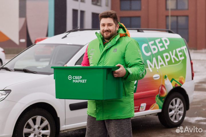 Водитель курьер в доставку на своем авто