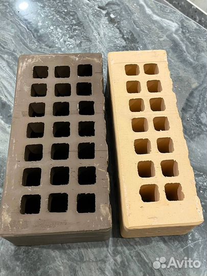 Лицевой кирпич солома скала Железногорский