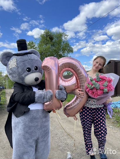 Белый Мишка на праздник /Аниматор день рождения