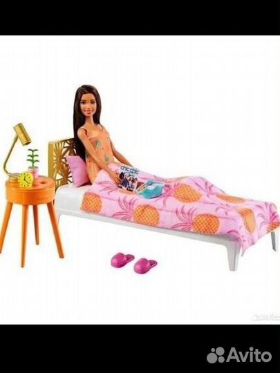 Набор новый Кровать для Barbie Mattel