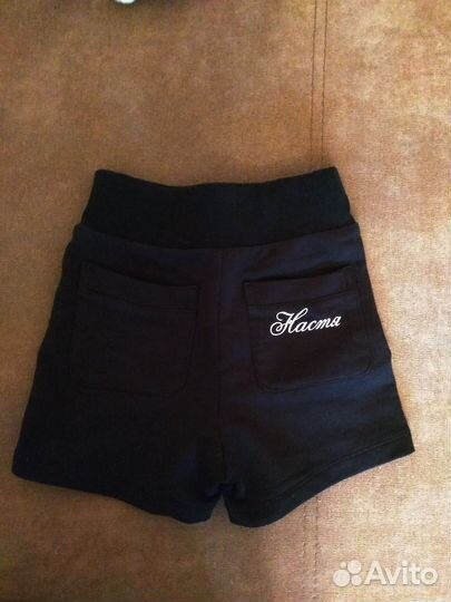 Именные шорты для физкультуры на девочку 