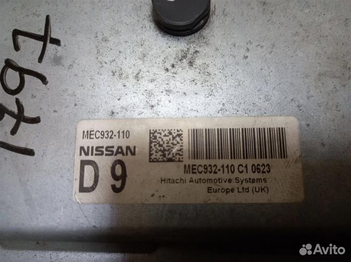 Блок управления двс nissan qashqai J10