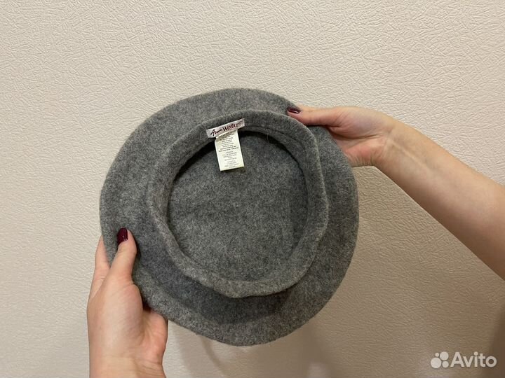 Берет на весну Anne Weyburn 100% шерсть