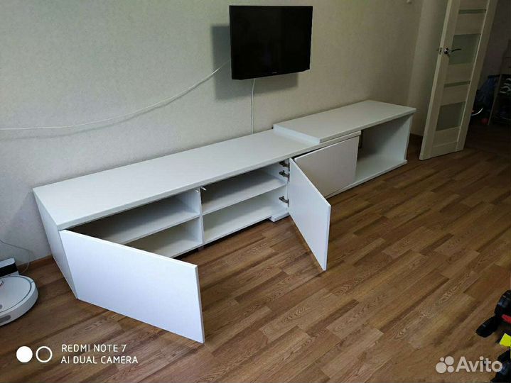 Тумба, белый глянец