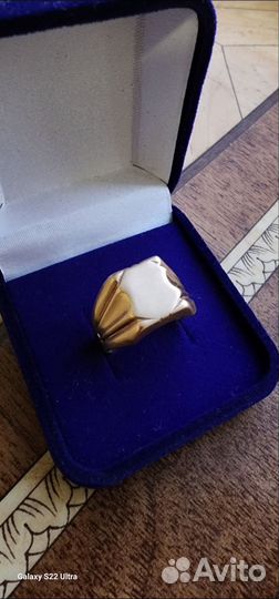 Мужское Золотое кольцо СССР 585