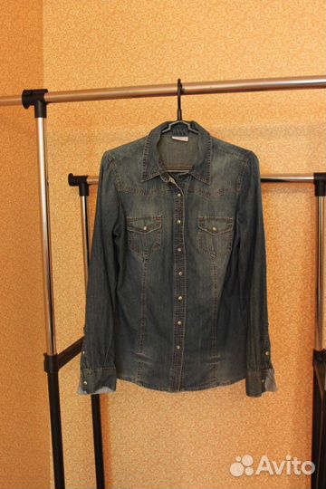 Рубашка джинсовая