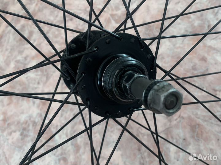 Обод колеса в сборе 26 размер с осью от stels