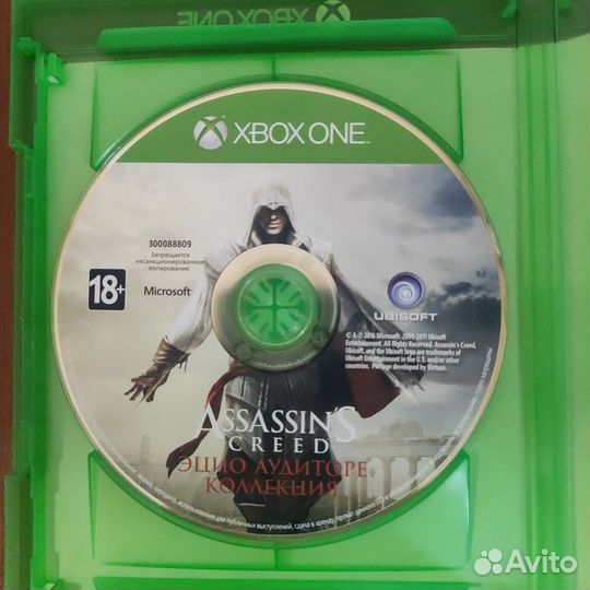 Диск Xbox Assassin's creed Эцио Аудиторе коллекция