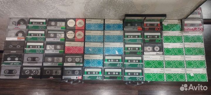 Sony аудиокассеты с музыкой