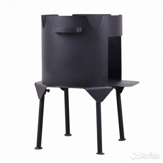 Печь под казан, без дверцы разбор ножки 16 л