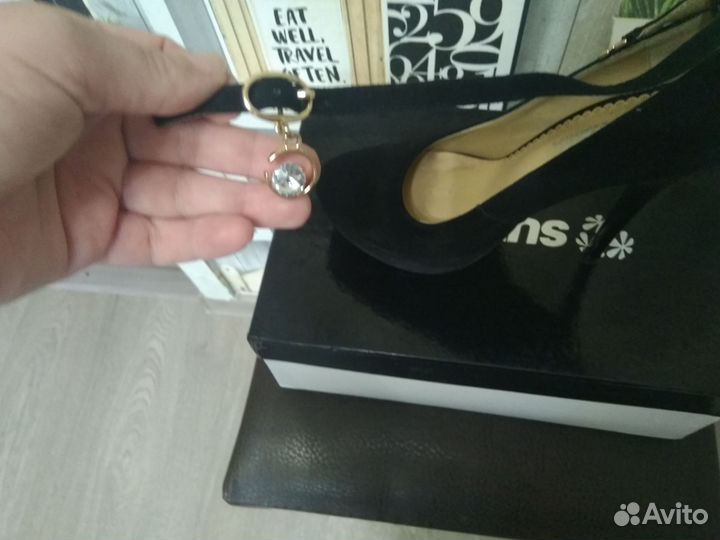 Туфли замшевые, размер 33