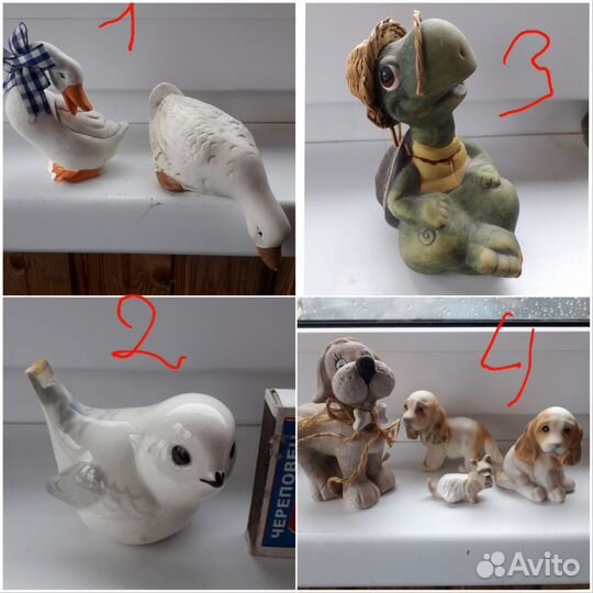 Сувениры и статуэтки разных времен