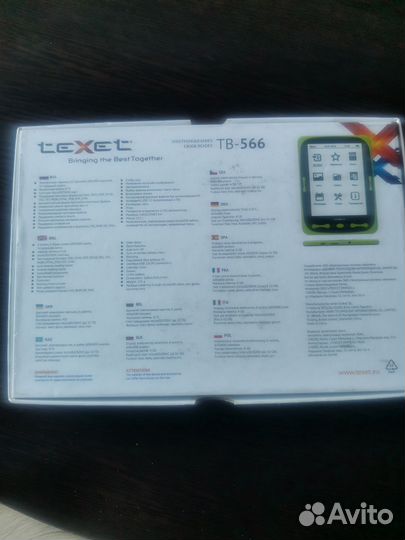 Электронная книга teXet TB-566