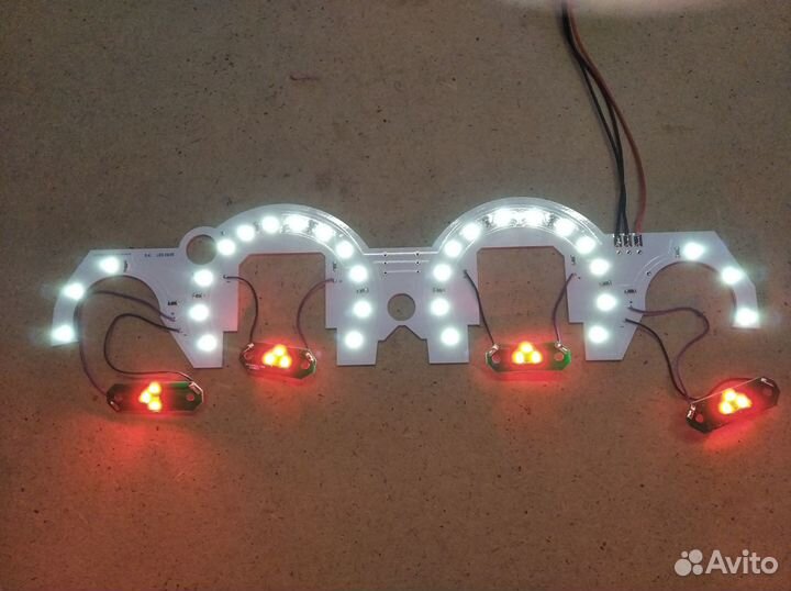Пересвет приборной панели Ваз 2114