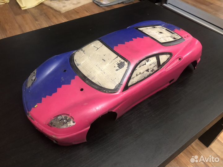 Кузов rc rally drift ferrari 360 tamiya 1:10