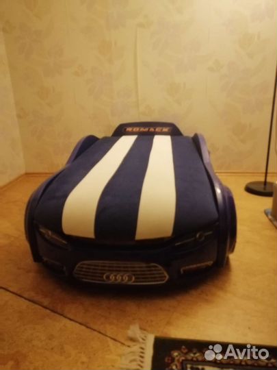 Детская кровать машина с подсветкой