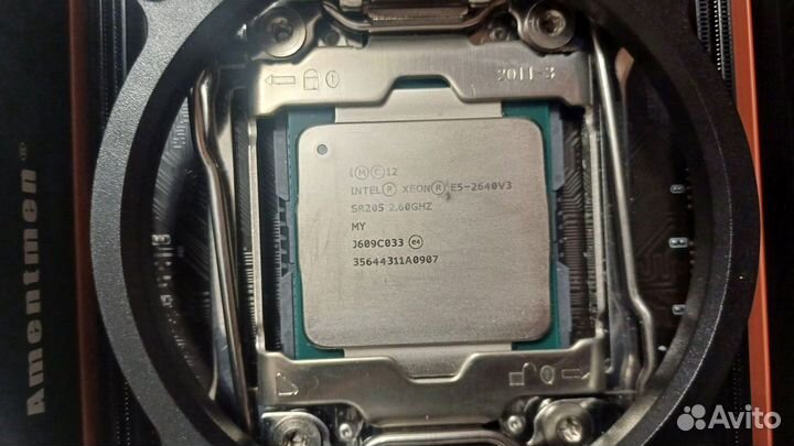 Комплект X99 Lga 2011-3, e5 2640v3, 8 ядер, 16гб