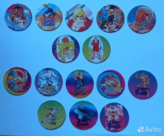 Фишки сотки кэпсы Street Fighter II