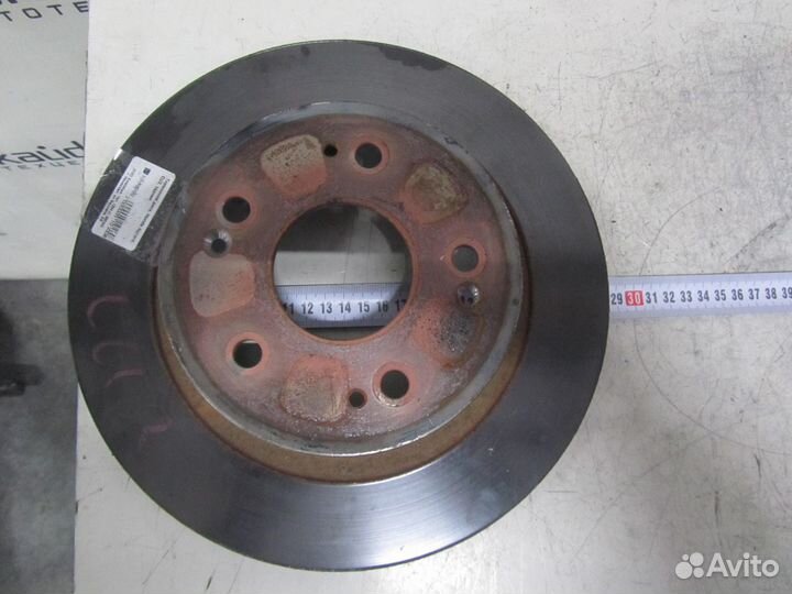 Тормозной диск, Honda Accord, CU2, задний, OEM №