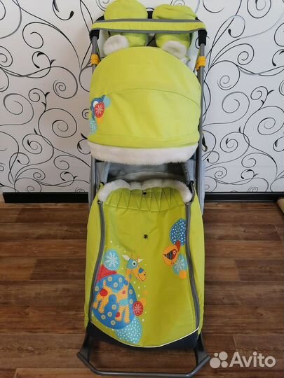 Детские санки коляска