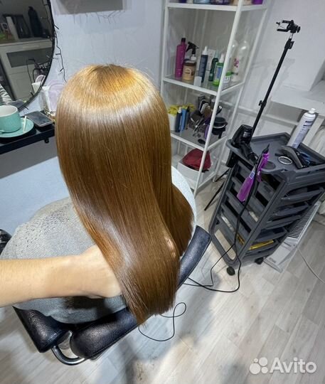 Кератиновое выпрямление