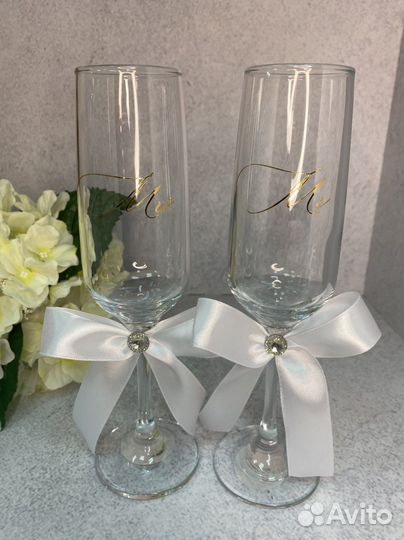 Бокалы для жениха и невесты